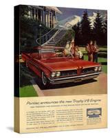 GM Pontiac - Trophy V-8 Engine-null-Stretched Canvas