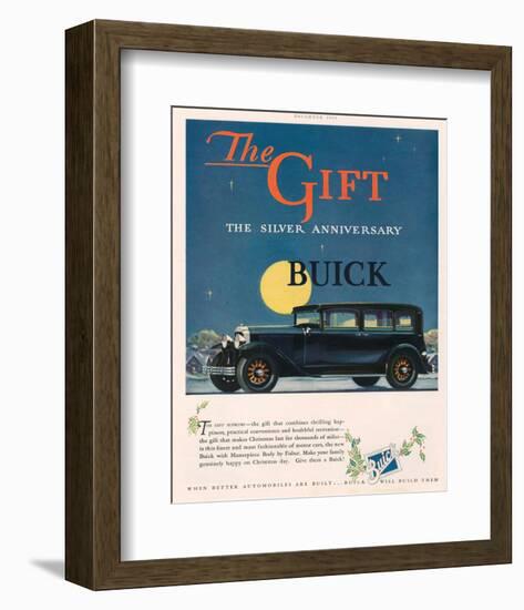 GM - Silver Anniversary Buick-null-Framed Premium Giclee Print