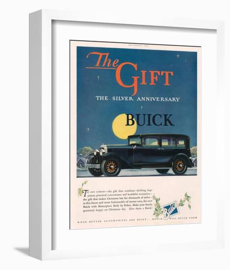 GM - Silver Anniversary Buick-null-Framed Art Print