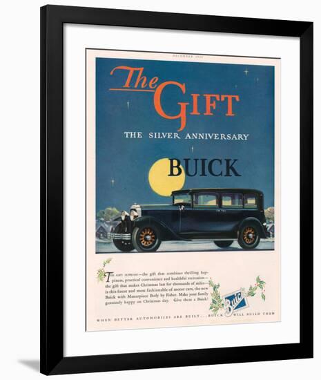 GM - Silver Anniversary Buick-null-Framed Art Print