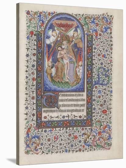 Gnadenstuhl (Book of Hour), 1440-1460-null-Stretched Canvas