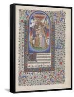 Gnadenstuhl (Book of Hour), 1440-1460-null-Framed Stretched Canvas