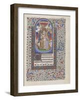 Gnadenstuhl (Book of Hour), 1440-1460-null-Framed Giclee Print