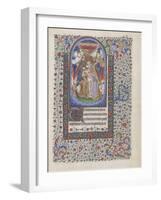 Gnadenstuhl (Book of Hour), 1440-1460-null-Framed Giclee Print