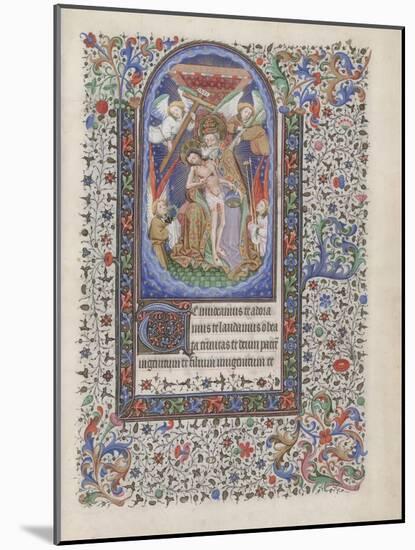 Gnadenstuhl (Book of Hour), 1440-1460-null-Mounted Giclee Print