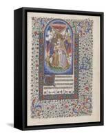 Gnadenstuhl (Book of Hour), 1440-1460-null-Framed Stretched Canvas