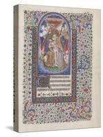 Gnadenstuhl (Book of Hour), 1440-1460-null-Stretched Canvas