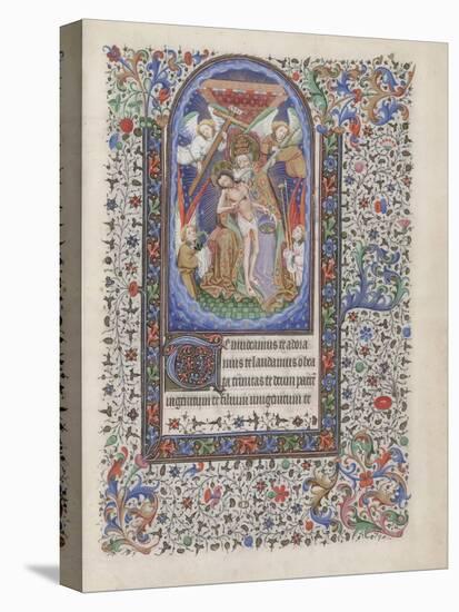 Gnadenstuhl (Book of Hour), 1440-1460-null-Stretched Canvas