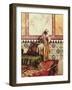 Gnaoua in a North African Interior (Oil on Panel)-Rudolphe Ernst-Framed Giclee Print