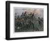 Gneisenau at the Battle of Ligny Where Napoleon Defeats Blucher's Prussians-R Knoetel-Framed Photographic Print