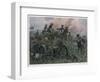 Gneisenau at the Battle of Ligny Where Napoleon Defeats Blucher's Prussians-R Knoetel-Framed Photographic Print