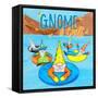 Gnome & Chill-Hugo Edwins-Framed Stretched Canvas