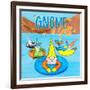 Gnome & Chill-Hugo Edwins-Framed Art Print