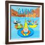 Gnome & Chill-Hugo Edwins-Framed Art Print