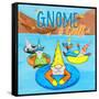 Gnome & Chill-Hugo Edwins-Framed Stretched Canvas