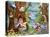 Gnome's life in Forest-MAKIKO-Stretched Canvas