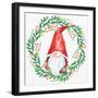 Gnome Wreath 1-Kim Allen-Framed Premium Giclee Print