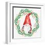 Gnome Wreath 1-Kim Allen-Framed Art Print