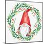 Gnome Wreath 1-Kim Allen-Mounted Art Print