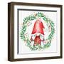 Gnome Wreath 2-Kim Allen-Framed Art Print