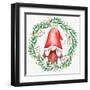 Gnome Wreath 2-Kim Allen-Framed Art Print