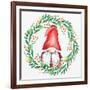 Gnome Wreath 3-Kim Allen-Framed Art Print