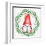 Gnome Wreath 3-Kim Allen-Framed Art Print