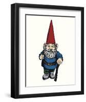 Gnome-Urban Cricket-Framed Art Print