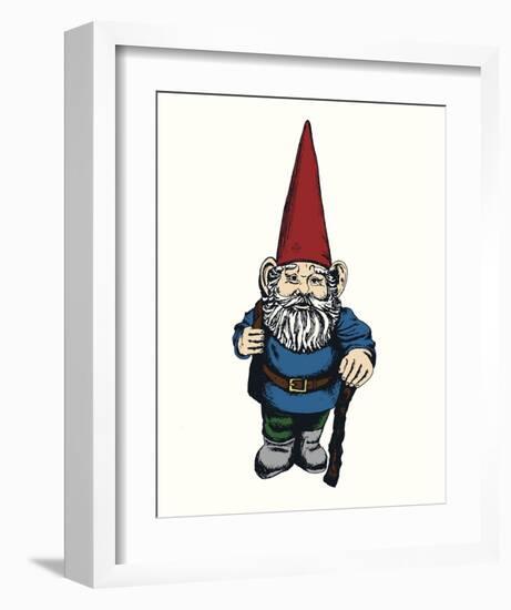 Gnome-Urban Cricket-Framed Art Print