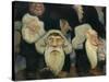 Gnomes and goblins-Erik Theodor Werenskiold-Stretched Canvas