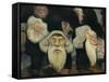 Gnomes and goblins-Erik Theodor Werenskiold-Framed Stretched Canvas