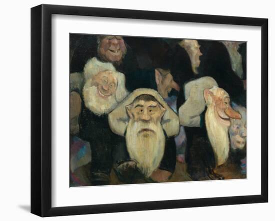 Gnomes and goblins-Erik Theodor Werenskiold-Framed Giclee Print