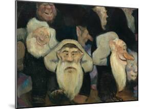 Gnomes and goblins-Erik Theodor Werenskiold-Mounted Giclee Print