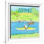 Gnomes on the Water III-Hugo Edwins-Framed Art Print