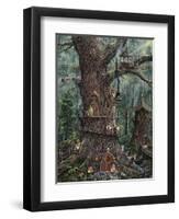 Gnomes Sweet Home-Jeff Tift-Framed Giclee Print