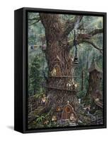 Gnomes Sweet Home-Jeff Tift-Framed Stretched Canvas