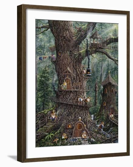 Gnomes Sweet Home-Jeff Tift-Framed Giclee Print