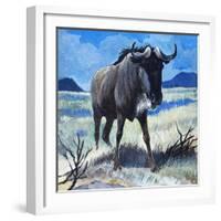 Gnu-G. W Backhouse-Framed Giclee Print