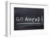 Go Ahead-Yury Zap-Framed Photographic Print