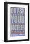 Go Ask Your Mother-John Golden-Framed Giclee Print