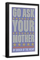 Go Ask Your Mother-John W^ Golden-Framed Art Print