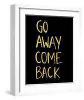 Go Away Come Back-Urban Cricket-Framed Art Print