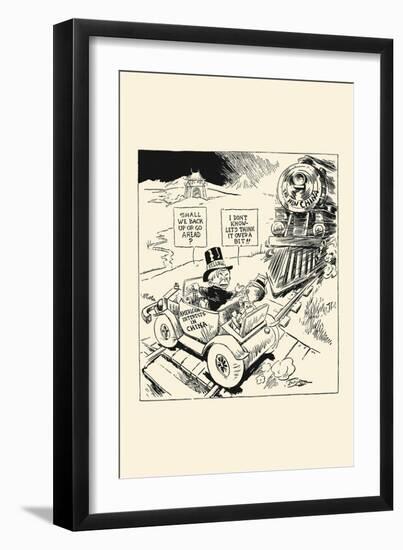 Go Back or Ahead-Talburt-Framed Art Print