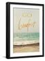 Go Barefoot Beach-Sarah Gardner-Framed Art Print