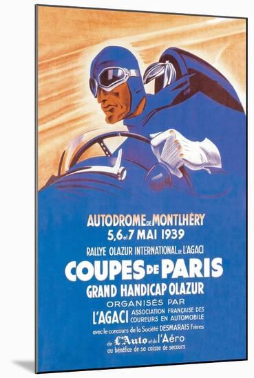 Go Blue Racer, Go!-null-Mounted Art Print