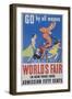 Go by All Means 1964 New York City Worlds Fair Poster-null-Framed Giclee Print
