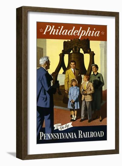 Go by Pennsylvania Railroad-null-Framed Giclee Print
