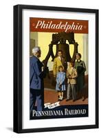 Go by Pennsylvania Railroad-null-Framed Giclee Print