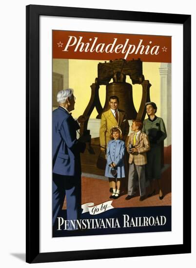 Go by Pennsylvania Railroad-null-Framed Giclee Print