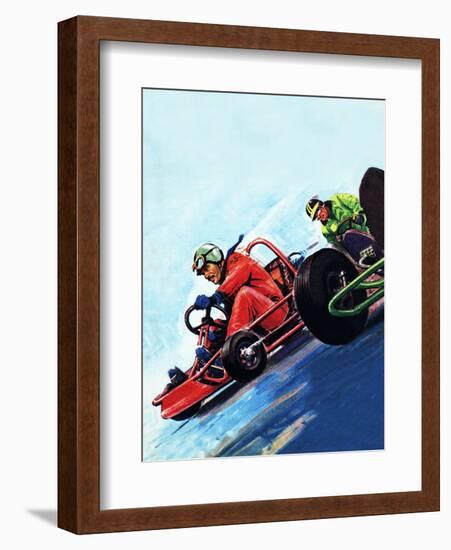 Go-Carting-null-Framed Giclee Print